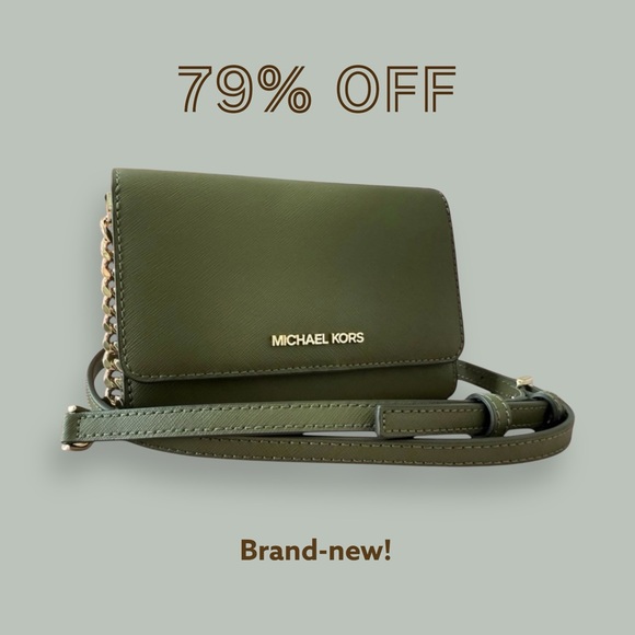 Michael Kors Jet Set Travel Phone Crossbody NWT NEW - Picture 1 of 11